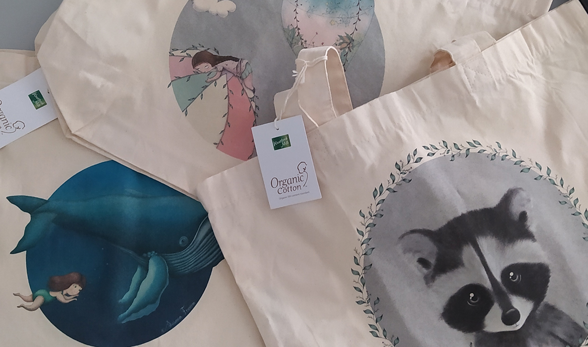 Bolsas orgánicas. Conjunto